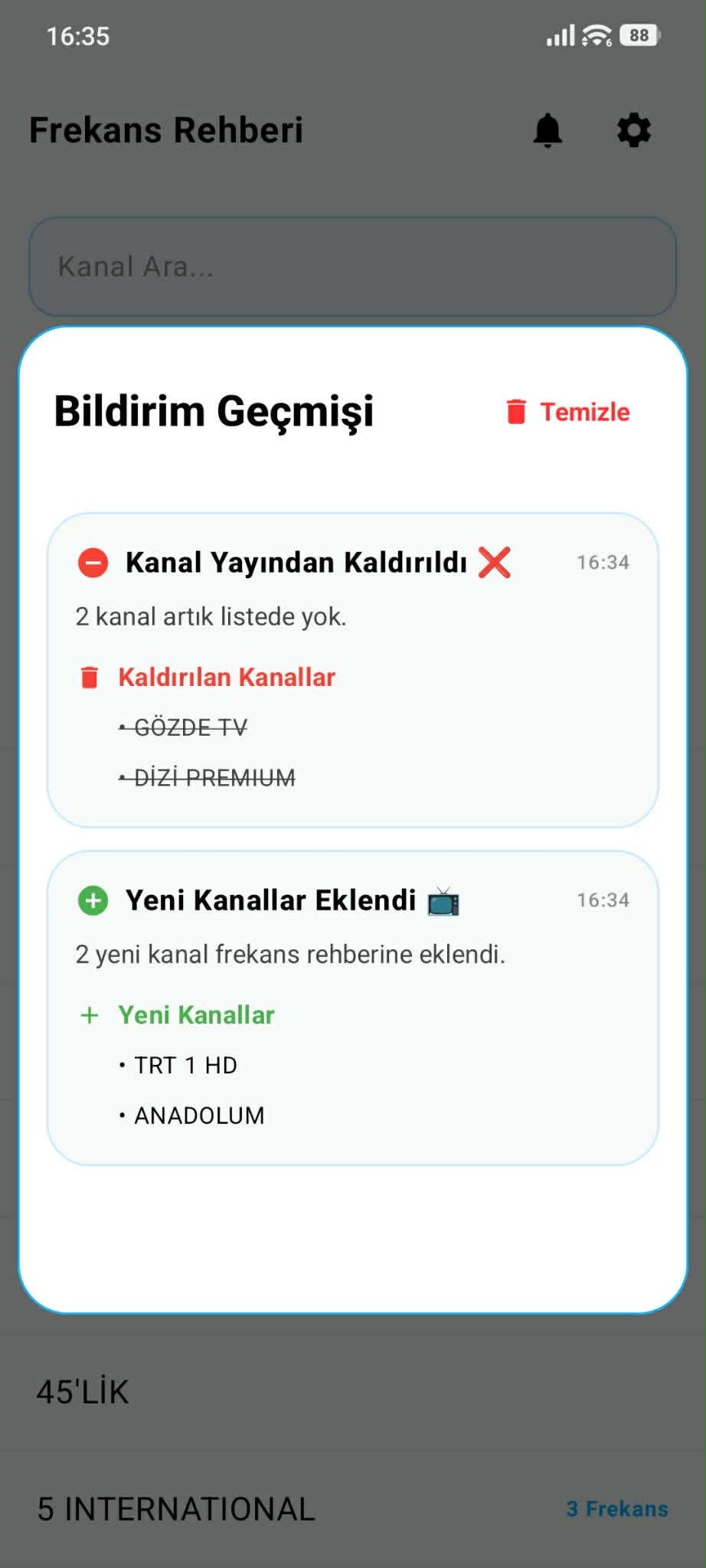 Frekans Rehberi ekran görüntüsü 1