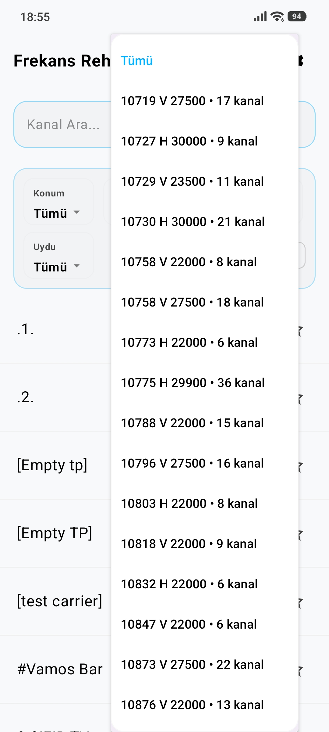 Frekans Rehberi ekran görüntüsü 7